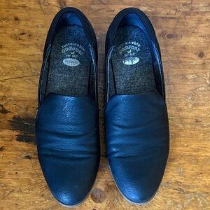 Dr. Scholl's Black Leather Loafers